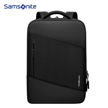 新秀丽（Samsonite） 双肩包电脑包15.6英寸 男士商务背包笔记本电脑包 BT6*09001黑色