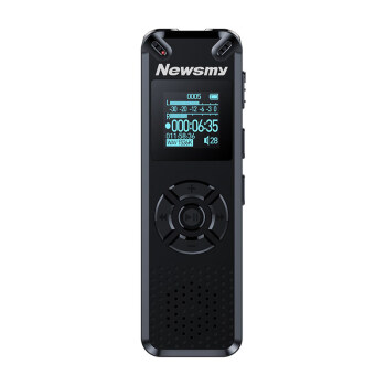 纽曼 D08 32G 高清远距降噪语音转文字录音笔 黑色