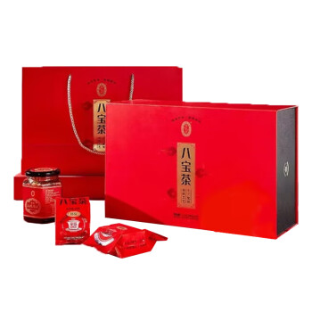 宁安堡（NINGANPU） 八宝茶1600克 手工配制花草茶玫瑰酱礼盒装 节日礼品 包装随机