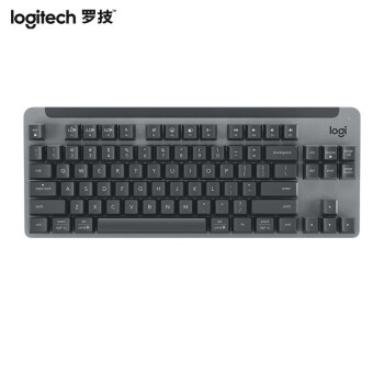 罗技（G）键盘 K855 无线蓝牙机械键盘 游戏办公 84键 TTC红轴 带Logit Bolt接收器 黑色