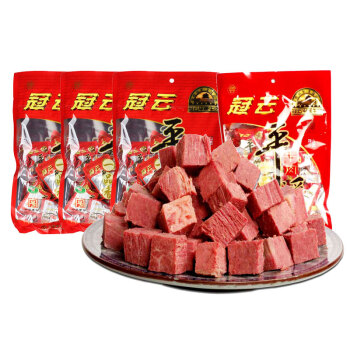 冠云 中华老字号 山西特产 平遥牛肉  休闲小吃熟牛肉零食 258g*4袋 