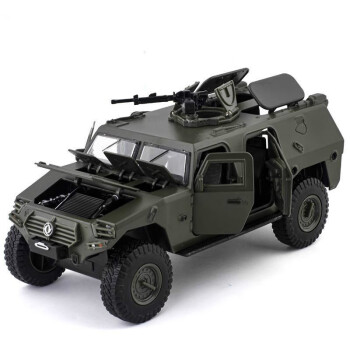 128金属仿真东风猛士装甲车模型合金军事特种车回力玩具车摆件128东风