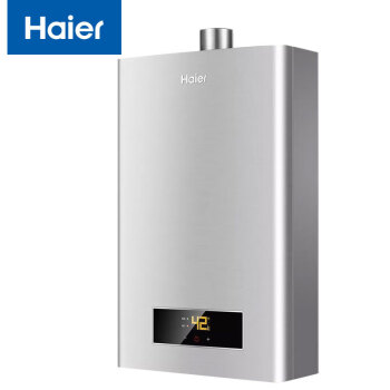 海尔（Haier）强排13升燃气热水器 家用天燃气式即热 恒温智能变升 JSQ25-13J(12T) 标准安装