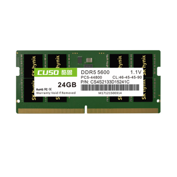 酷兽（CUSO）24GB DDR5 5600 笔记本内存条