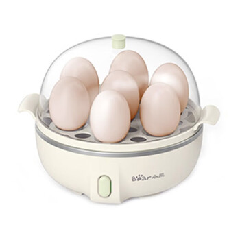 小熊ZDQ-B07T2煮蛋器 家用早餐迷你机蒸蛋器自动断电一键式单层可煮5个蛋