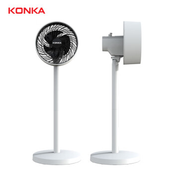康佳（KONKA）空气循环扇家用电风扇落地扇立式轻音风扇三档风力调节涡轮叶片快速循环送风KXHS-2301