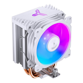 乔思伯（JONSBO）CR-1400E彩色版白色款 CPU风冷散热器(4热管/七彩光效/PWM风扇/127mm/多平台/附硅脂)