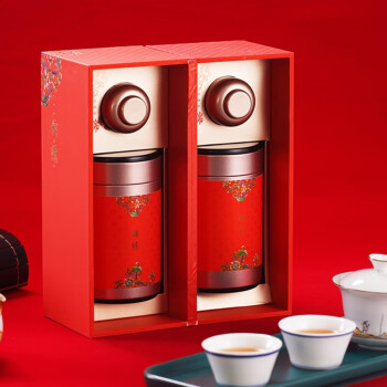 素言茶坊 锦绣礼盒正山小种红色武夷山原产红茶300g
