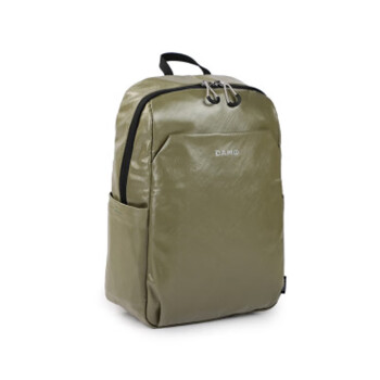 大迈D双肩背包大容量学生书包商务出差旅行背包防泼水DM-3029 橄榄绿 