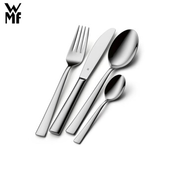 WMF福腾宝 不锈钢西餐刀叉勺套装 Bistro系列餐具4件套