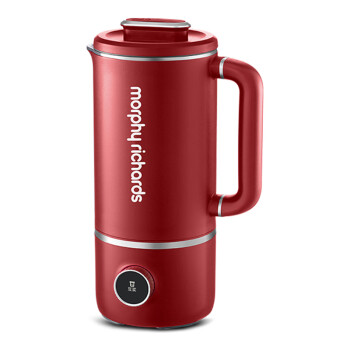 morphy richards 摩飞破壁豆浆机MR8200 600ml 英伦红 分体设计双层防烫 OLED智控 12H预约 5重降噪 一键清洁 600W