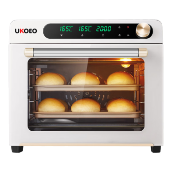 UKOEO高比克 家用商用烤箱 风炉平炉二合一 42L大容量私房烘焙多功能全自动发酵电烤箱5A