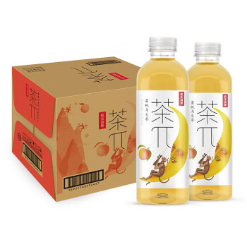 农夫山泉茶π茶派茶饮料 蜜桃乌龙茶整箱900ml*12瓶