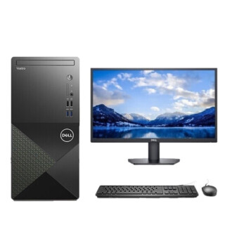 戴尔（DELL）3910 商用办公 台式机电脑 3888升级款 I5-12400/16G/1T+256G固态/23.8显示器/定制