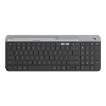 罗技（logitech）K580 蓝牙键盘 便携超薄平板笔记本办公键盘 轻音键盘 多设备切换 黑色