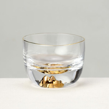 个杯堂水晶金山品茗杯