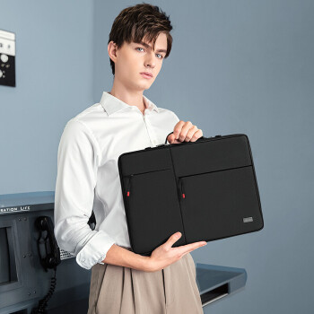 高尔夫（GOLF）电脑包15.6英寸手提单肩笔记本电脑包男士斜挎内胆包商务公文包