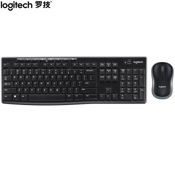  罗技（Logitech）MK270 无线键鼠套装 游戏办公键鼠套装  黑色