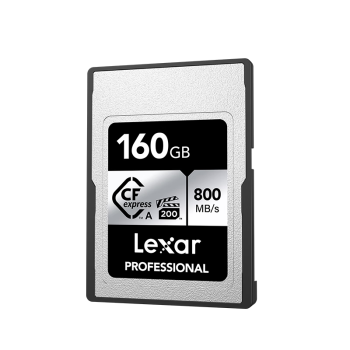 雷克沙（Lexar）160GB Cfexpress Type A存储卡 VPG200 8K超清 索尼相机专用cfa卡（SILVER）