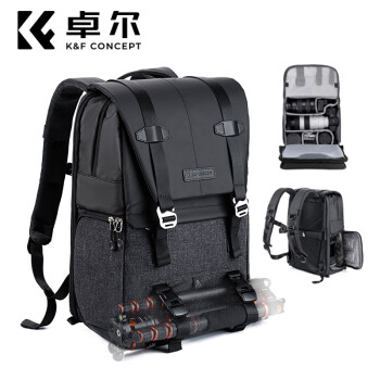 卓尔（K&F CONCEPT）相机包双肩多功能数码专业微单反摄影包户外包大容量便携多功能镜头背包