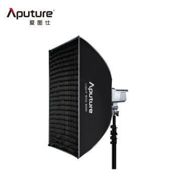 爱图仕（Aputure）amaran 100d S LED补光灯 100dS直播视频常亮灯人像外拍影棚灯（含6090方形柔光箱及灯架）