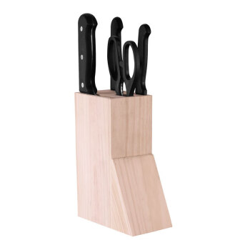 金娘子（JINNIANGZI） 刀具木座5件套 组合家用厨房刀具 YG-518套刀