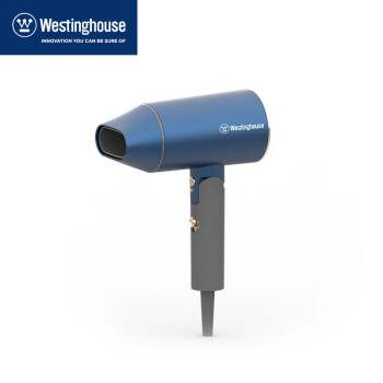 Westinghouse 西屋 电吹风家用大功率直筒可折叠便携吹风机 WL-CF1802 蓝色