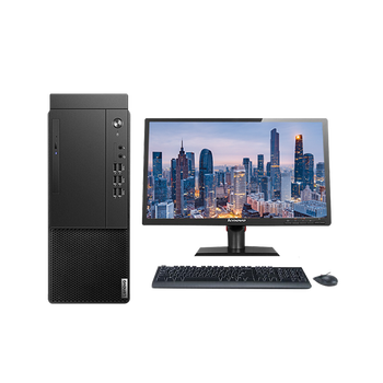 联想(lenovo)新品 启天m420升级m430酷睿十代商用办公台式电脑整机