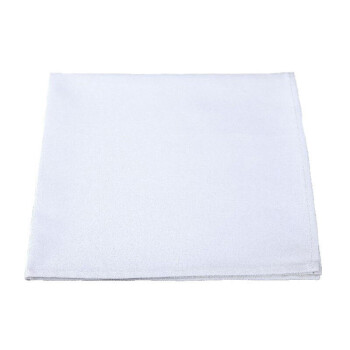 匠行 口布 擦杯布摆台样板间餐巾布50*50cm(10条装)平纹白色方形口布