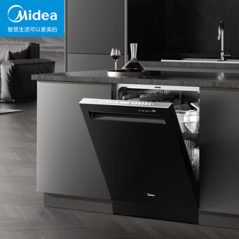 美的（Midea）15套洗碗机S62-D 嵌入式家用全自动热风烘干双屏联动 三层喷臂智能厨电 洗碗机