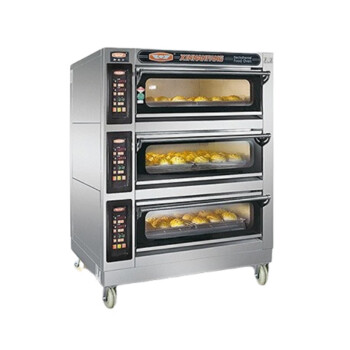 苏勒 电烤箱商用电脑版60CI三层六盘面包蛋糕披萨炉大容量电烘炉 YXD-60CI