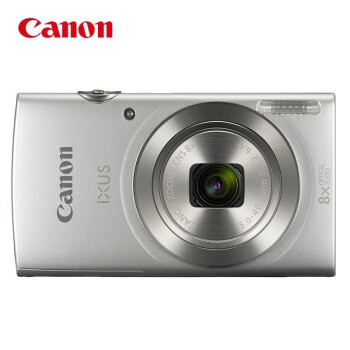 佳能（Canon）IXUS 175 数码相机 约2000万像素 28mm广角 8倍光学变焦 银色（含128G卡+备用电池）