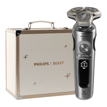 飞利浦（PHILIPS）电动剃须刀蜂巢奢享9系野兽派定制永耀礼盒 SkinIQ科技刮胡刀 生日礼物 送男友 送老公