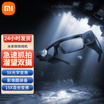 小米（MI） MIJIA眼镜相机智能眼镜拍照头戴式潜望双摄非IOT联动 MIJIA眼镜相机 MJSV01FC