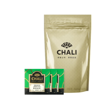 CHALI茶里公司茶叶 绿茶量贩装经典绿茶办公茶包100包200g茶水间用茶