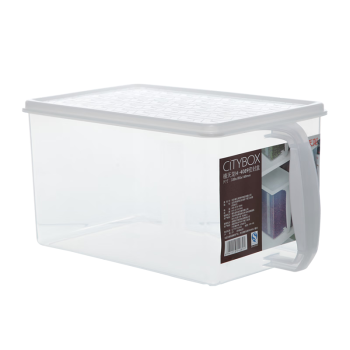 禧天龙冰箱保鲜盒食品级冰箱收纳盒密封盒蔬菜水果冷冻盒大号 6L 2个