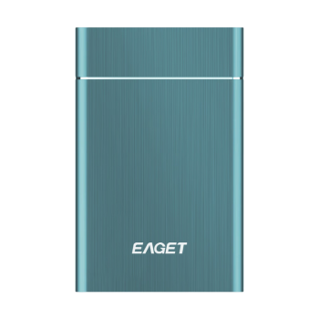 忆捷（EAGET）1TB USB3.0移动硬盘G10蓝色 2.5英寸全金属外接外置存储文件数据照片备份安全高速传输防震