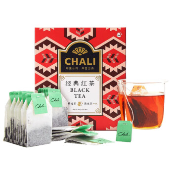 Chali 无纺布经典红茶盒装200g(100包/盒) 办公室酒店餐下午茶用茶