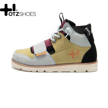otzshoes丑萌鞋潮流高帮男鞋百搭运动休闲鞋子男春秋时尚女鞋复古轻便