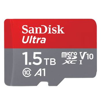 闪迪（SanDisk）1.5TB TF（MicroSD）内存卡 A1 U1 C10 至尊高速移动版存储卡 读速150MB/s 手机平板游戏机内存卡