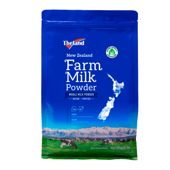 纽仕兰（Theland）牧场全脂奶粉高蛋白高钙1kg袋学生成人中老年早餐 新西兰进口