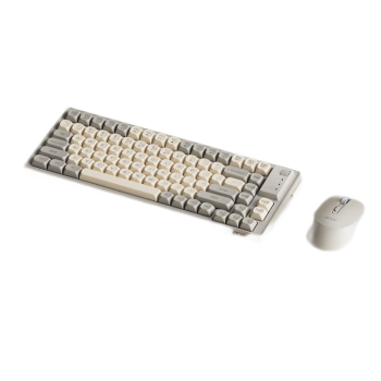 宏碁(acer)无线蓝牙键鼠套装 充电鼠标键盘 手机电脑ipad平板通用 键鼠套装 黄灰拼色 OCC204