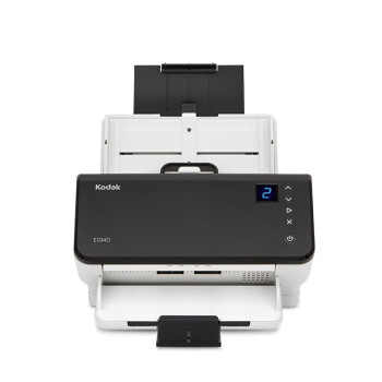 柯达（Kodak）E1040 A4彩色高速双面批量扫描仪 文件/票据/档案高清自动进纸连续扫描机 40ppm/80ipm\t
