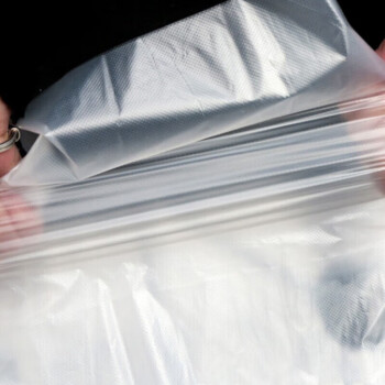 SUNWRAP25cm食品袋打包袋一次性透明塑料袋（50个/把）