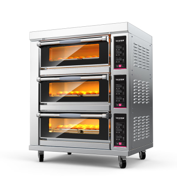 乐创（lecon）商用烤箱大型专业电烤箱大容量 披萨面包蛋糕月饼烘焙烤箱三层六盘 LC-KS306（380V）