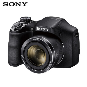 索尼（SONY） DSC-H300 数码相机/照相机 黑色 约2010万像素 35倍变焦 (含32G卡+相机包+电池套装+读卡器）