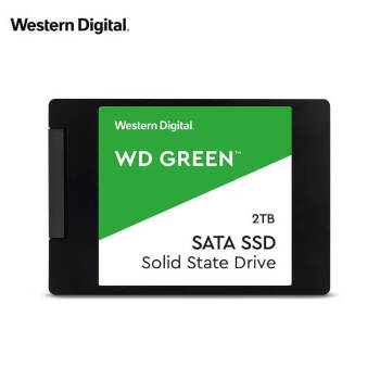 西部数据（WD) 2T SSD固态硬盘 SATA3.0 Green系列 家用普及版 高速 低耗能 大容量