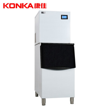 康佳（KONKA）制冰机商用大型冰块机奶茶店预约定时全自动KB-S11额定1280W储冰200kg156冰格单用【企业采购】