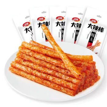 卫龙 大辣棒 78g/袋*10 网红解馋辣味小零食露营野餐必备休闲食品