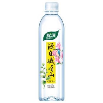 可口可乐cocacola悦活峨眉山天然矿泉水pet500ml24整箱装可口可乐公司